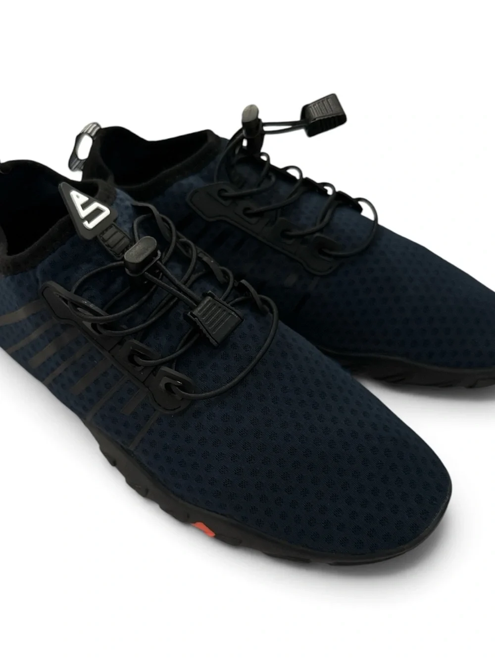 Men's Navy Athletic Sneakers with Quick-Lace System